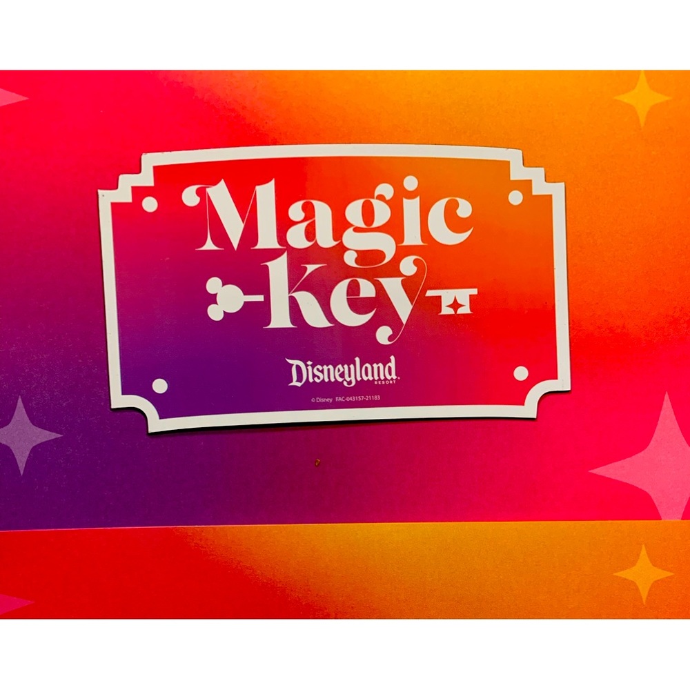 NEW Disneyland Magic Key Magnet 2022-2023